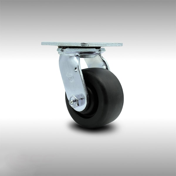 4 Inch Stainless Steel Polyolefin Wheel Swivel Caster with Ball Bearing SCC